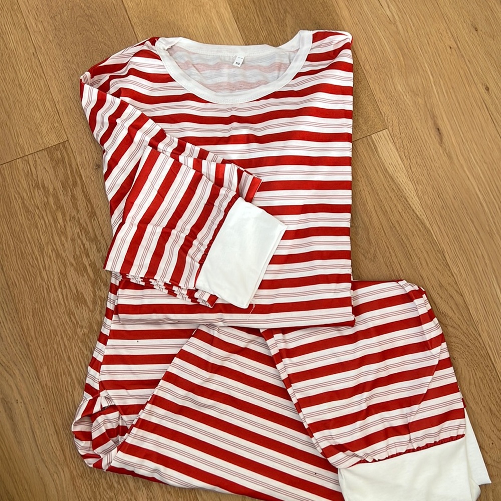 Striped pj set